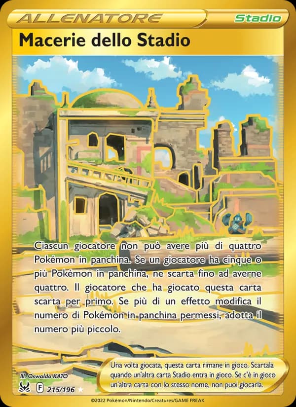 Macerie dello Stadio card in Italian