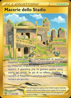 Macerie dello Stadio card in Italian
