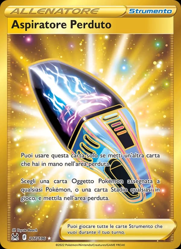 Aspiratore Perduto card in Italian