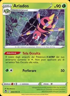 Ariados card in Italian