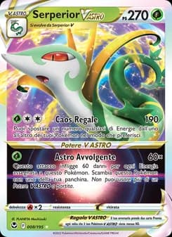 Serperior V ASTRO card in Italian