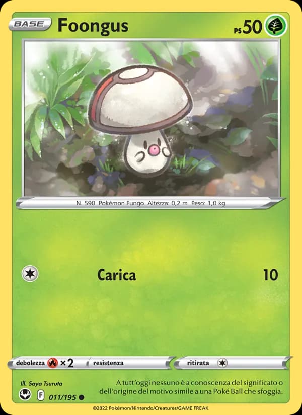 Foongus card in Italian