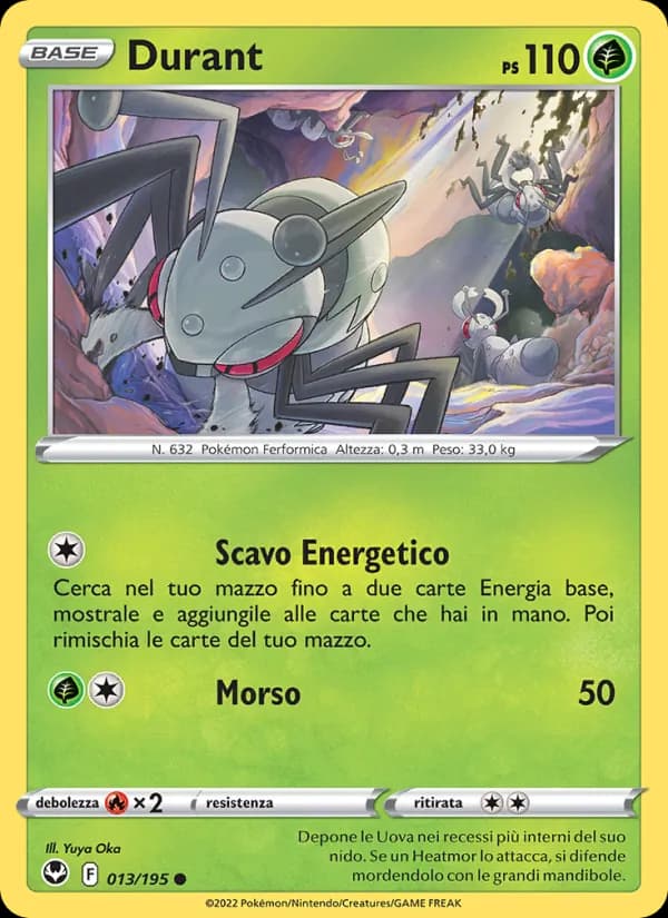 Durant card in Italian