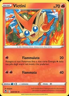 Victini card in Italian