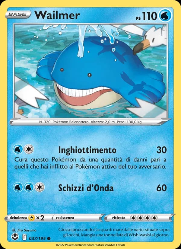 Wailmer card in Italian