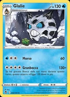 Glalie card in Italian