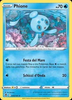 Phione card in Italian