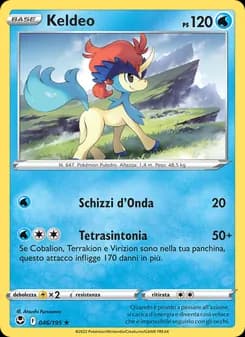 Keldeo card in Italian