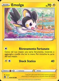 Emolga card in Italian