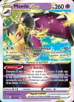 Mawile V ASTRO card in Italian