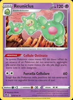 Reuniclus card in Italian