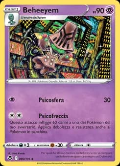 Beheeyem card in Italian
