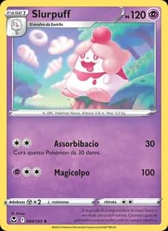 Slurpuff card in Italian