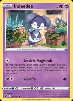 Indeedee card in Italian