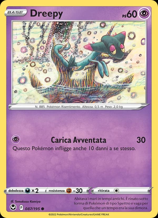 Dreepy card in Italian