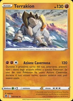 Terrakion card in Italian