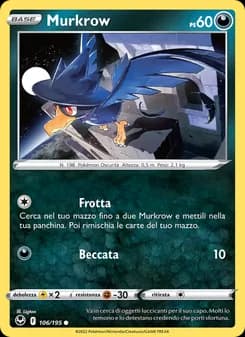 Murkrow card in Italian