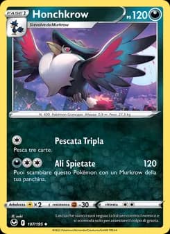 Honchkrow card in Italian