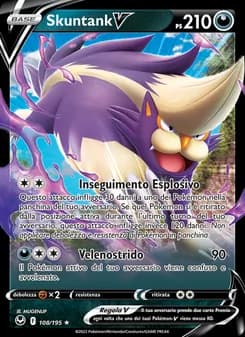 Skuntank V card in Italian