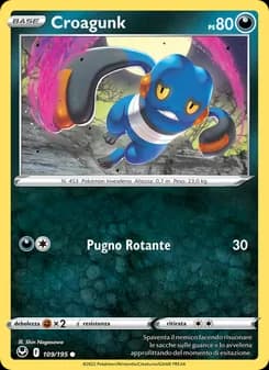 Croagunk card in Italian