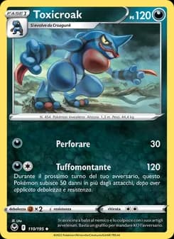 Toxicroak card in Italian