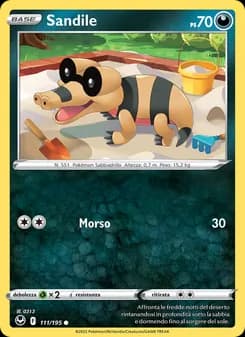 Sandile card in Italian