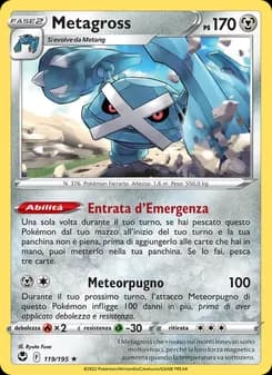 Metagross card in Italian