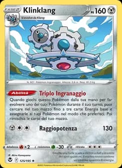 Klinklang card in Italian