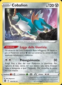 Cobalion card in Italian