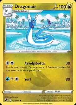 Dragonair card in Italian