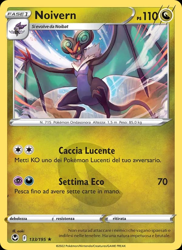 Noivern card in Italian