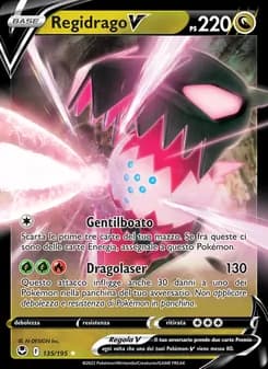 Regidrago V card in Italian