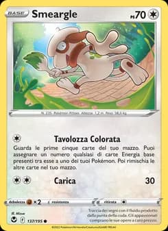 Smeargle card in Italian
