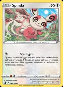 Spinda card in Italian