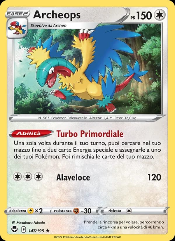 Archeops card in Italian