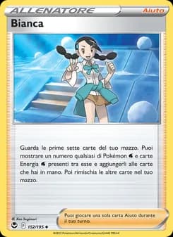 Bianca card in Italian