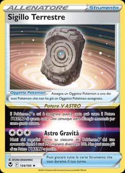 Sigillo Terrestre card in Italian