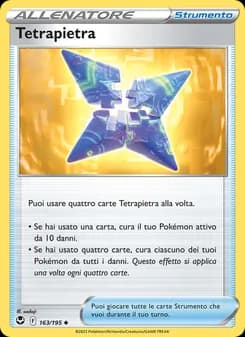 Tetrapietra card in Italian
