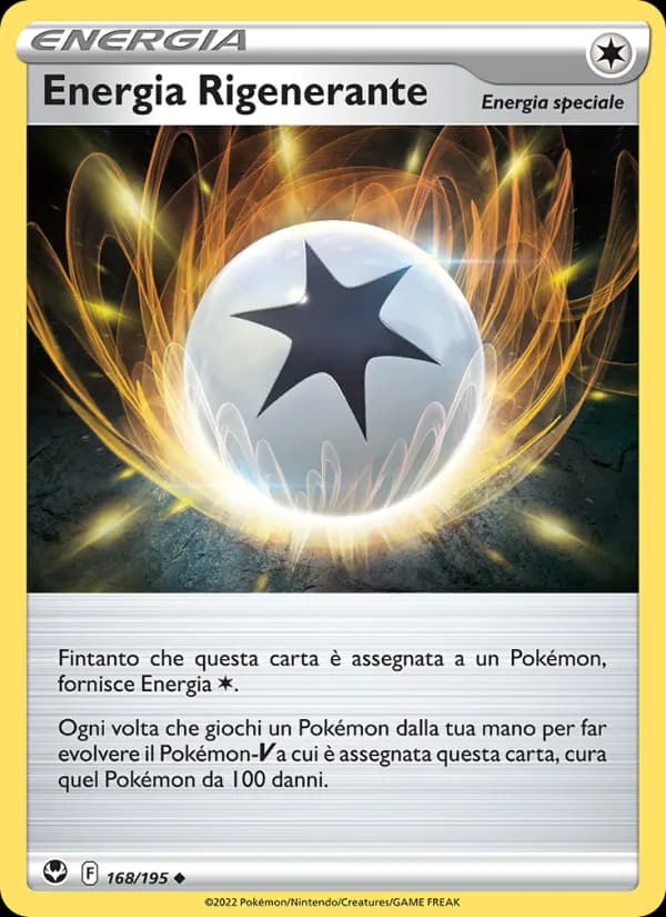 Energia Rigenerante card in Italian
