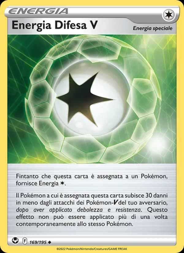 Energia Difesa V card in Italian