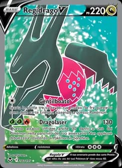 Regidrago V card in Italian