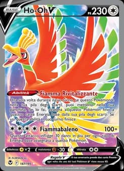 Ho-Oh V card in Italian