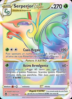 Serperior V ASTRO card in Italian
