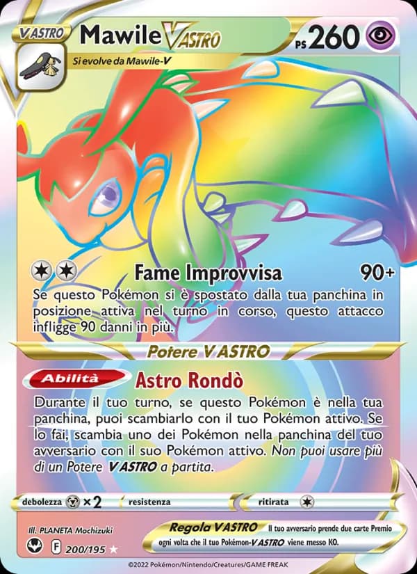 Mawile V ASTRO card in Italian
