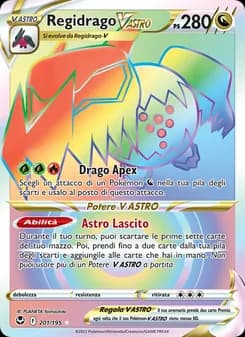 Regidrago V ASTRO card in Italian