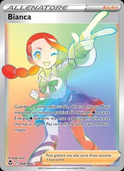 Bianca card in Italian