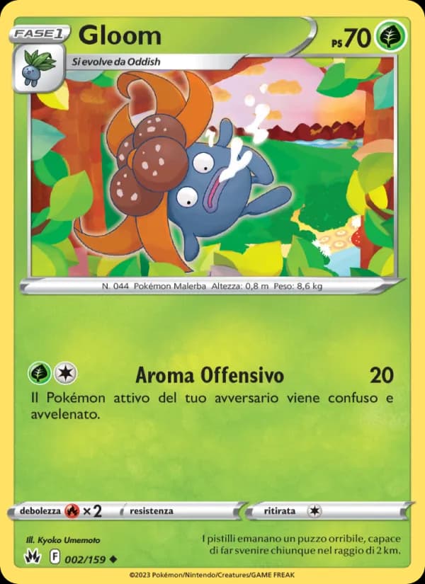Gloom card in Italian