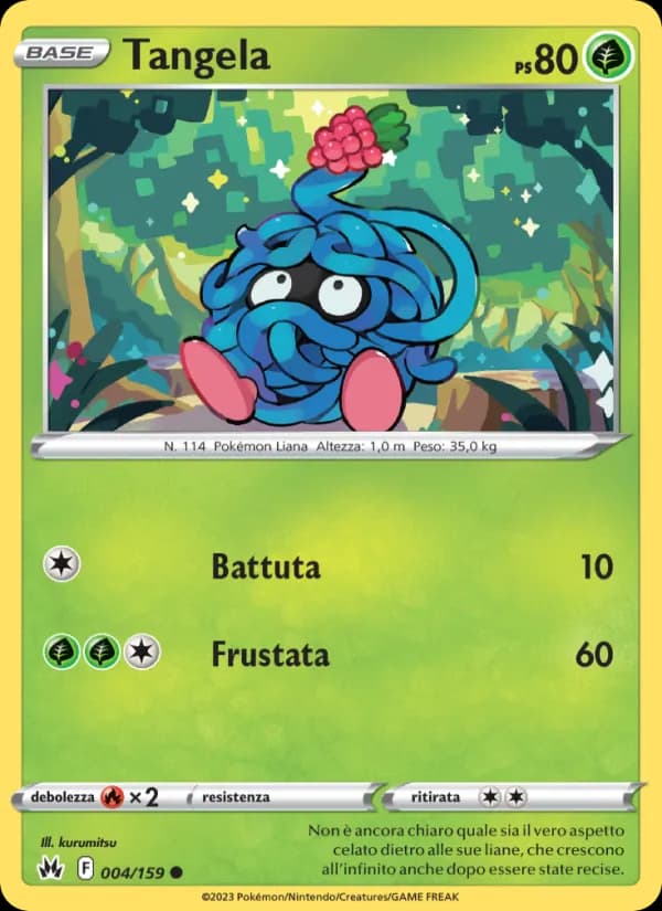 Tangela card in Italian