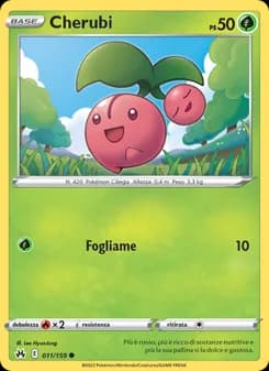 Cherubi card in Italian