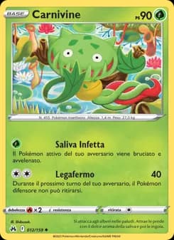 Carnivine card in Italian